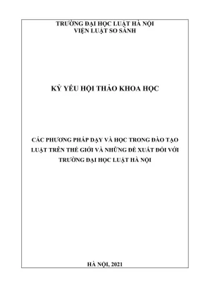 Phương Pháp Dạy và Học Luật: Đề Xuất cho Trường Đại Học