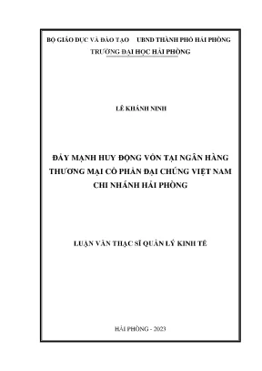 Luận Văn Thạc Sĩ: Giải Pháp Huy Động Vốn Hiệu Quả Tại