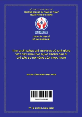 Luận Văn Thạc Sĩ: Màng Chỉ Thị pH & Ứng Dụng Điện Hóa