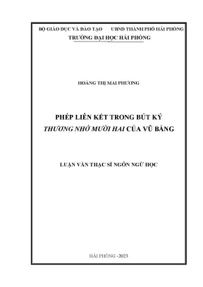 Phân tích phép liên kết trong bút ký 'Thương nhớ mười