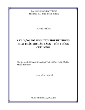 Luận Văn Thạc Sĩ: Mô Hình Tích Hệ Thống Khai Thác Mỏ Gấu 