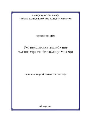 Luận Văn Thạc Sĩ: Ứng Dụng Marketing Hỗn Hợp Trong Thư 