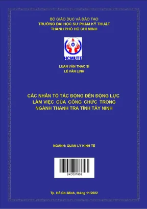 Các yếu tố ảnh hưởng đến động lực làm việc của công chức