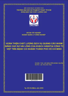 Cải thiện chất lượng dịch vụ quảng cáo để tăng sự hài