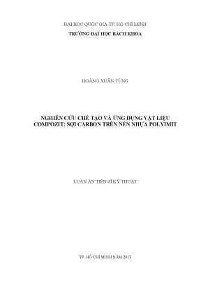 Nghiên cứu chế tạo và ứng dụng vật liệu compozit sợi 