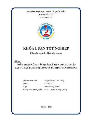 Cách hoàn thiện quản lý tiến độ dự án xây dựng tại PC1 Group
