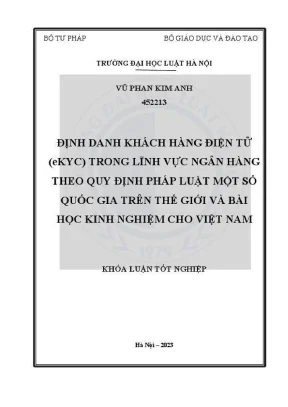 Định danh khách hàng điện tử eKYC trong ngân hàng: Quy