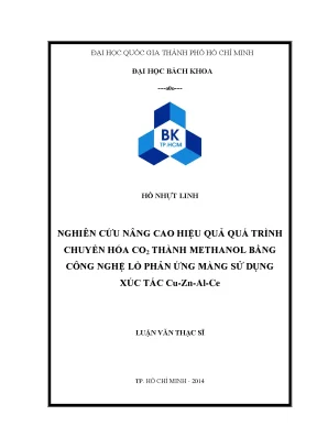 Nghiên cứu nâng cao hiệu quả chuyển hóa CO2 thành