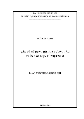 Luận Văn Thạc Sĩ: Sử Dụng Đồ Họa Tương Tác Trên Báo Điện