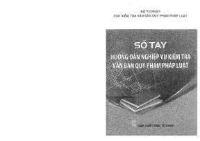 Hướng dẫn nghiệp vụ kiểm tra văn bản quy phạm pháp luật 