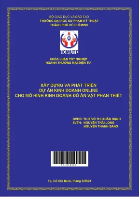 Hướng dẫn xây dựng và phát triển dự án kinh doanh đồ ăn