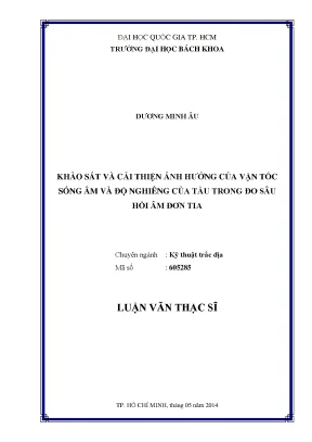 Luận Văn Thạc Sĩ: Khảo Sát Và Cải Thiện Ảnh Hưởng Vận 