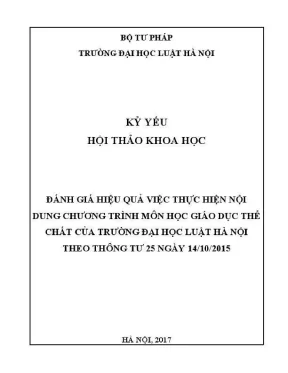 Đánh giá hiệu quả chương trình giáo dục thể chất tại Đại 