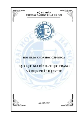 Bạo lực gia đình: Thực trạng và biện pháp hạn chế - Kỷ