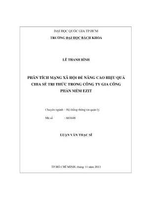 Phân Tích Mạng Xã Hội Để Nâng Cao Hiệu Quả Chia Sẻ Tri