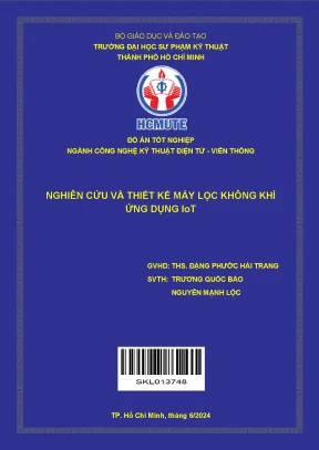 Nghiên cứu và thiết kế máy lọc không khí ứng dụng IoT - 