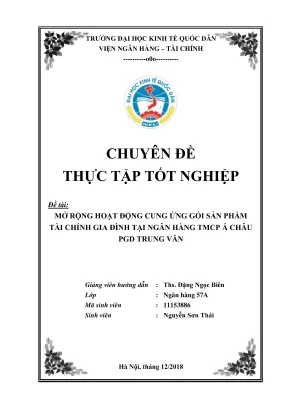 Mở rộng cung ứng gói sản phẩm tài chính gia đình tại 