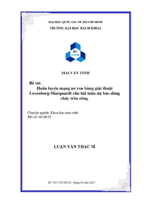 Huấn Luyện Mạng Nơ-ron Bằng Giải Thuật