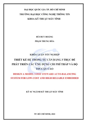 Thiết kế hệ thống tự cân bằng ba trục: Giải pháp chi phí 