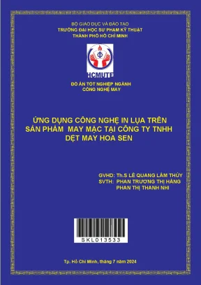 Ứng Dụng Công Nghệ In Lụa Trong Sản Xuất May Mặc Tại 