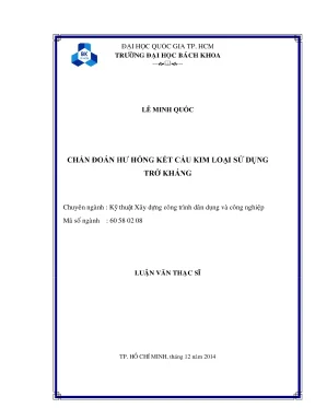 Chẩn Đoán Hư Hỏng Kết Cấu Kim Loại Bằng Trở Kháng - Luận