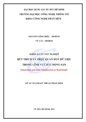 Khóa Luận Tốt Nghiệp: Rút Trích & Trực Quan Hóa Dữ Liệu 