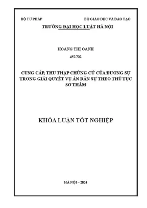 Chứng cứ của đương sự trong vụ án dân sự: Quy trình thu 