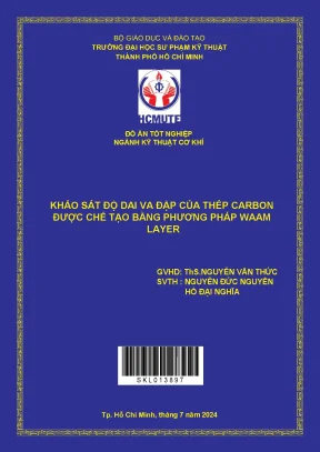 Khảo sát độ dai va đập của thép carbon chế tạo bằng