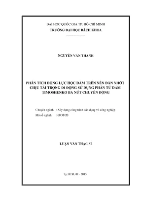 Phân Tích Động Lực Học Dầm Timoshenko Trên Nền Đàn Nhớt