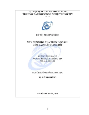 Luận Văn Thạc Sĩ: Xây Dựng Hệ Thống IDS Dựa Trên Học Sâu 
