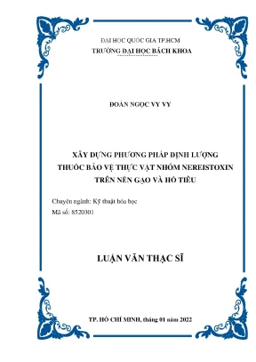 Phương Pháp Định Lượng Thuốc Bảo Vệ Thực Vật Nhóm