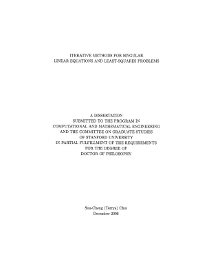 Phương pháp lặp cho hệ phương trình tuyến tính đặc biệt 