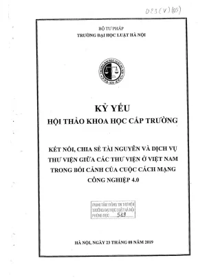 Kết nối và chia sẻ tài nguyên thư viện tại Việt Nam