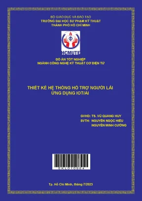 Thiết kế hệ thống hỗ trợ người lái ứng dụng IoT AI hiệu quả