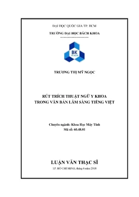 Rút Trích Thuật Ngữ Y Khoa Trong Văn Bản Lâm Sàng Tiếng