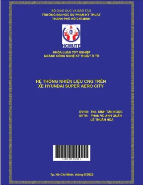 Hệ thống nhiên liệu CNC trên xe Hyundai Super Aero City: 