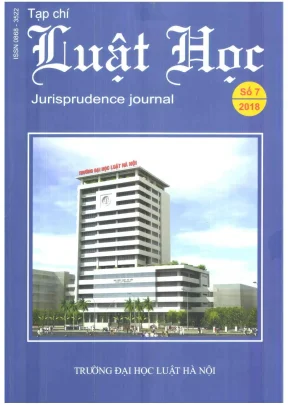 Luật Học 07/218: Biên Tập Trương Quang Vinh Và Những