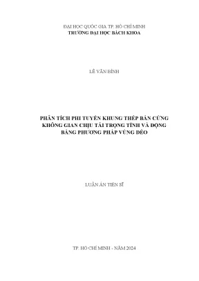 Phân Tích Phi Tuyến Khung Thép Bán Cứng Chịu Tải Trọng