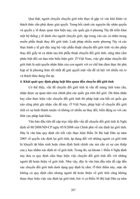 Nghiên cứu chuyển đổi giới tính trong Bộ luật Dân sự