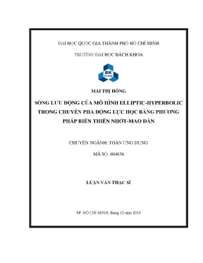 Luận Văn Thạc Sĩ: Ứng Dụng Sóng Lưu Động Trong Mô Hình
