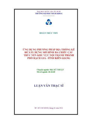 Luận Văn Thạc Sĩ Địa Kỹ Thuật: Ứng Dụng Địa Thống Kê Xây 