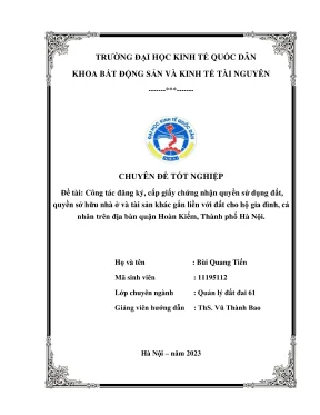 Hướng dẫn đăng ký cấp giấy chứng nhận quyền sử dụng đất
