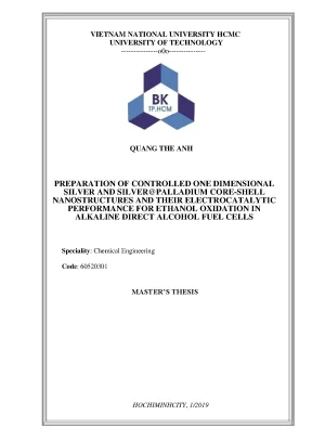 Chuẩn bị cấu trúc nano bạc và bạc-paladi một chiều và 