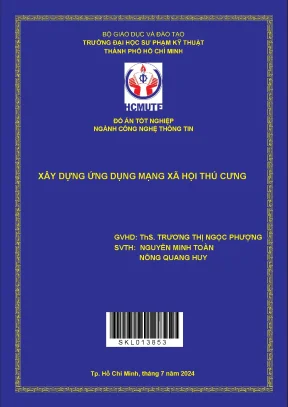 Đồ Án Tốt Nghiệp CNTT: Xây Dựng Ứng Dụng Mạng Xã Hội Cho 