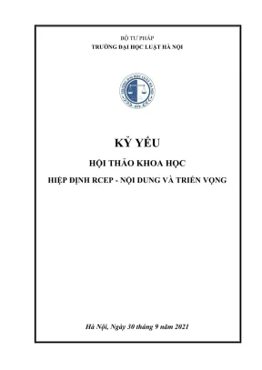 Kỷ yếu hội thảo khoa học cấp trường: Hiệp định RCEP -