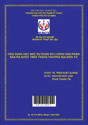 Đồ án tốt nghiệp: Ứng dụng học máy dự đoán doanh số bán 