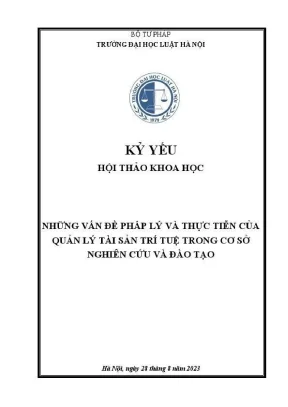 Hội thảo khoa học: Giải pháp pháp lý và thực tiễn quản