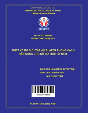 Thiết kế bộ sưu tập áo blazer phong cách Hàn Quốc cho nữ 