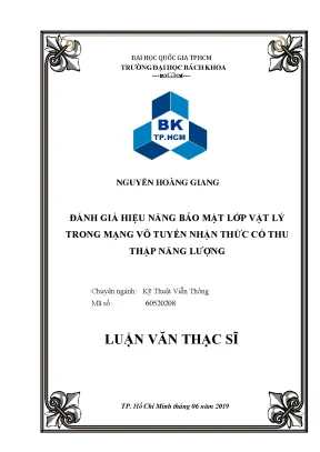 Đánh giá hiệu năng bảo mật lớp vật lý trong mạng vô