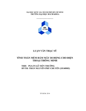 Nghiên cứu tính toán mềm đám mây cho smartphone
